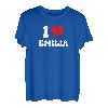 Ich Liebe Emilia I Love Emilia Valentinstag T-Shirt
