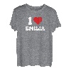 Ich Liebe Emilia I Love Emilia Valentinstag T-Shirt