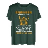 Lustiger Wizard Engineer Definition Bauingenieur T-Shirt