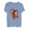 Anime Mädchen Jungen Weihnachten Pyjama X-Mas Otaku Geek Manga Liebhaber T-Shirt
