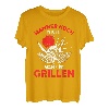 Herren Lustig Männer Kochen nicht Männer Grillen BBQ Spruch Fleisch T-Shirt