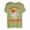 Herren Lustig Männer Kochen nicht Männer Grillen BBQ Spruch Fleisch T-Shirt