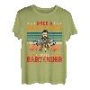 Vintage Once A Barkeeper Always A Barkeeper Funny Barkeeper T-Shirt