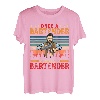 Vintage Once A Barkeeper Always A Barkeeper Funny Barkeeper T-Shirt