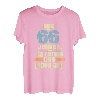 66 Jahre Geschenk Mit 66 Jahren da fängt das Leben an Spruch T-Shirt