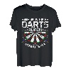 Lustiges Hapfox Geschenk Für Dart Spieler Dart Shirt T-Shirt