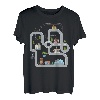 Spielmatte Shirt Auto & Zug Spielteppich Gedruckt Auf Rückseite
