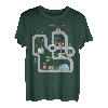 Spielmatte Shirt Auto & Zug Spielteppich Gedruckt Auf Rückseite