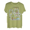 Spielmatte Shirt Auto & Zug Spielteppich Gedruckt Auf Rückseite