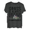 Gras ist immer grüner mit Papa Alles Gute zum Vatertag T-Shirt