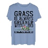 Gras ist immer grüner mit Papa Alles Gute zum Vatertag T-Shirt