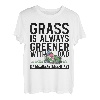 Gras ist immer grüner mit Papa Alles Gute zum Vatertag T-Shirt