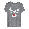 Lustige Santa Weihnachtsbekleidung Rentier Rudolf Weihnachts T-Shirt