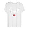 Lustige Santa Weihnachtsbekleidung Rentier Rudolf Weihnachts T-Shirt