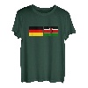 Kenia-Flaggen-Deutschland Kenianische deutsche Flaggen T-Shirt