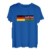 Kenia-Flaggen-Deutschland Kenianische deutsche Flaggen T-Shirt