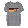 Kenia-Flaggen-Deutschland Kenianische deutsche Flaggen T-Shirt