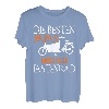 Herren Fahrradfahrer Papa Vater Vatertag Rad Lastenrad T-Shirt