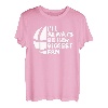 Herren Always Her Biggest Fan Volleyball Tochter Papa Vater Papa T-Shirt