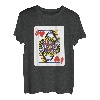 Damen Kartenspiel Kostüm Spielkarte Herz Ass Verkleidung T-Shirt