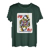 Damen Kartenspiel Kostüm Spielkarte Herz Ass Verkleidung T-Shirt