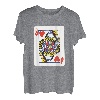 Damen Kartenspiel Kostüm Spielkarte Herz Ass Verkleidung T-Shirt