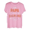 Herren Papa Und Aus Saarland Keine Angst Saarländer Vater Saarland T-Shirt