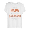 Herren Papa Und Aus Saarland Keine Angst Saarländer Vater Saarland T-Shirt