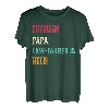 Herren Ehemann Papa Lkw-Fahrer Held Legende - Vatertag T-Shirt