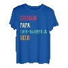 Herren Ehemann Papa Lkw-Fahrer Held Legende - Vatertag T-Shirt