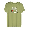 Dad of Two Jungen Batterie leer für Väter, Vater, Männer T-Shirt