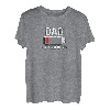 Dad of Two Jungen Batterie leer für Väter, Vater, Männer T-Shirt