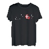 Danmark Herzschlag T-Shirt I Liebe Dänemark Flagge Idee