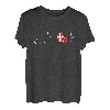 Danmark Herzschlag T-Shirt I Liebe Dänemark Flagge Idee