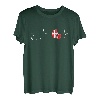 Danmark Herzschlag T-Shirt I Liebe Dänemark Flagge Idee
