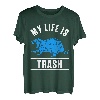Mein Leben Ist Schrott Müll Waschbär Racoon Süßer Raccoon T-Shirt