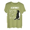 Wer zu viel Bier trinkt kann fett werden Alkohol Biertrinker T-Shirt