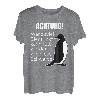 Wer zu viel Bier trinkt kann fett werden Alkohol Biertrinker T-Shirt