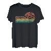 Distressed Hapfox Silhouette Herren T-Shirt