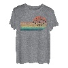 Distressed Hapfox Silhouette Herren T-Shirt
