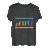 Retro Evolution Saxophonist Saxofon Saxophon Blasorchester T-Shirt