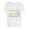 Retro Evolution Saxophonist Saxofon Saxophon Blasorchester T-Shirt