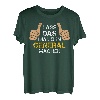 Herren Lass das mal den General machen! General Sprüche T-Shirt