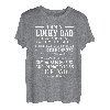 Lucky Dad I Have a Freaking Awesome Daughter Fathers Day T-Shirt
