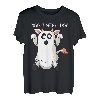 Moo I Mean Boo Ghost Kuh Halloween T-Shirt
