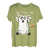 Moo I Mean Boo Ghost Kuh Halloween T-Shirt