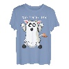 Moo I Mean Boo Ghost Kuh Halloween T-Shirt
