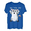 Moo I Mean Boo Ghost Kuh Halloween T-Shirt