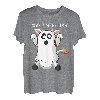Moo I Mean Boo Ghost Kuh Halloween T-Shirt