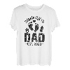 Herren Promoted To Dad Est 2023, 1. Vatertag 2023 Ehemann T-Shirt